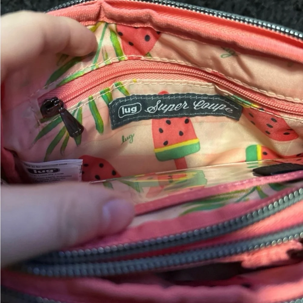 Lug NWOT Super Coupe Crossbody Purse in Watermelon - Picture 5 of 8